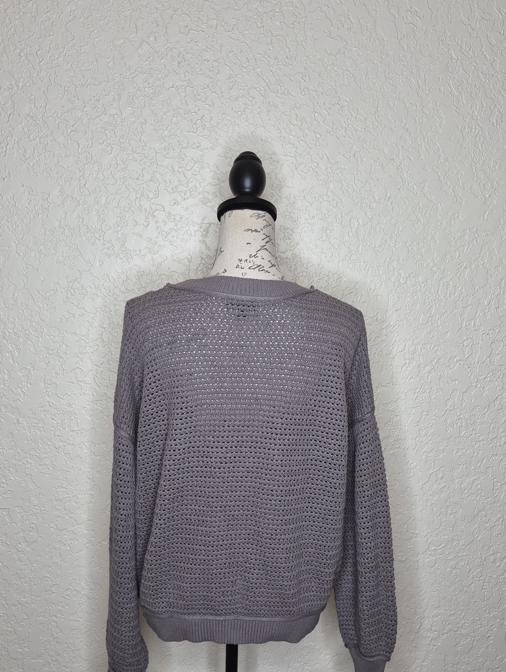 Blu Pepper Checkerboad Pattern Sweater Size S - Picture 3 of 6
